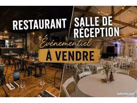 restaurant avec salle de réception  événementiel – établissement haut de gamme – clé en ma