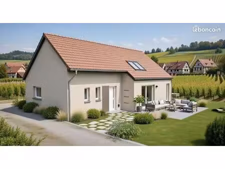 maison plain-pied clé en main – idéale seniors – bischwihr
