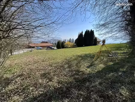 terrain 760 m² pers jussy