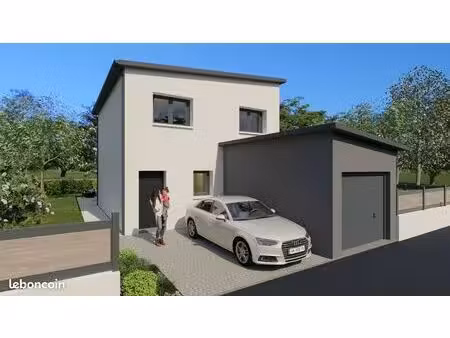projet de construction d'une maison 103 m² avec terrain à sable-sur-sarthe (72)