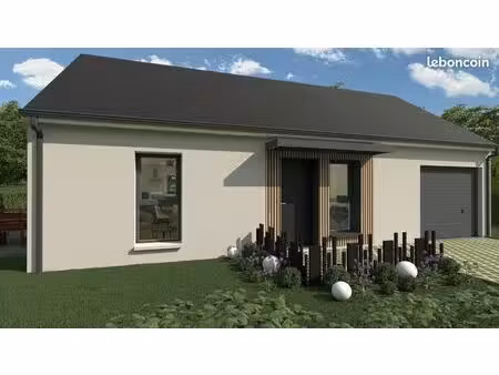 projet de construction d'une maison 80 m² avec terrain à vion (72)