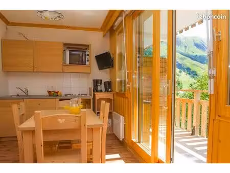 studio 26m² avec parking couvert/fermé saint sorlin d’arves