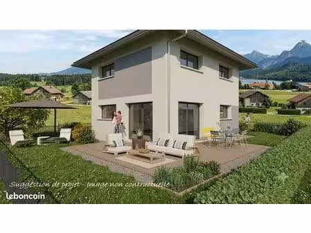 projet de construction d'une maison 99m² avec terrain de 426m² à brenthonne (74)