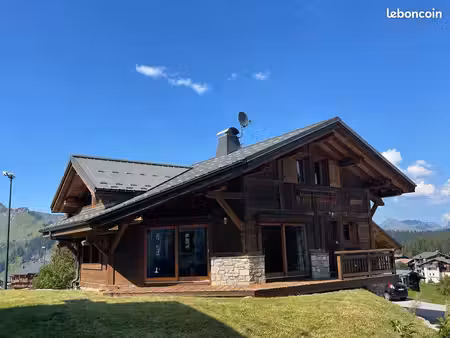 chalet contemporain de 130m² au praz-de-lys  skis aux pieds  4 chambres  et prestations de