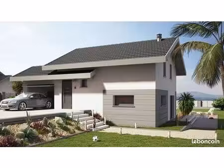 projet de construction d'une maison 120 m² - 4 chambres - à larringes (74)