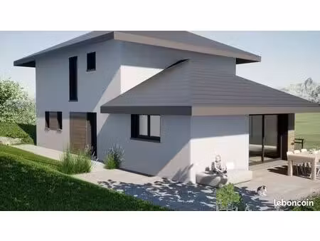 projet de construction d'une maison 130 m² avec terrain à lyaud (74)