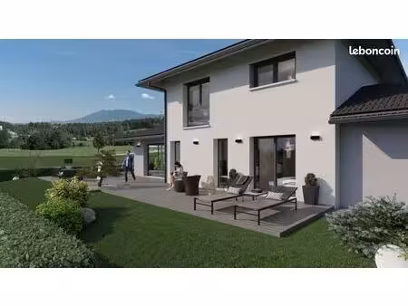 projet de construction d'une maison contemporaine de 130 m² disposant de 4 chambres avec t