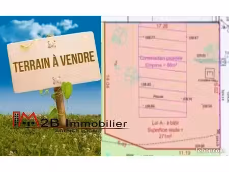 terrain 271 m² lagny sur marne
