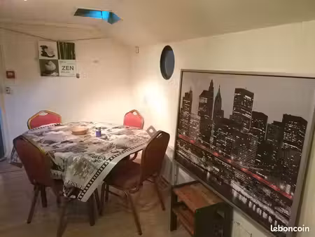 péniche freycinet 38m – 300m² habitables – 13 pièces – conflans-sainte-honorine