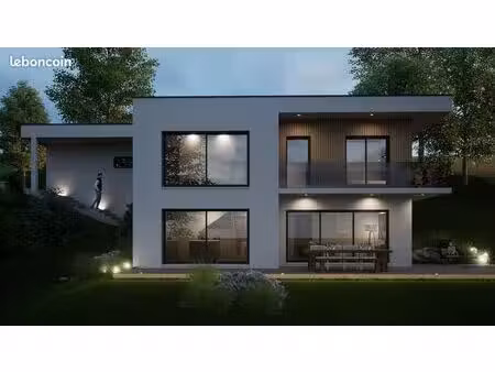 projet de construction d'une maison moderne de 148 m² avec terrain à publier (74)