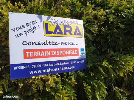 terrain 415 m² bessines