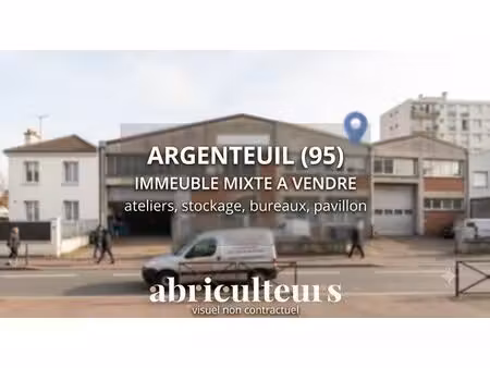 ensemble immobilier mixte de 1 735 m² utiles en vente à argenteuil (95100)