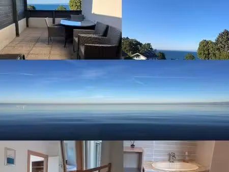 appartement 3 pièces duplex vue lac 55m² excenevex