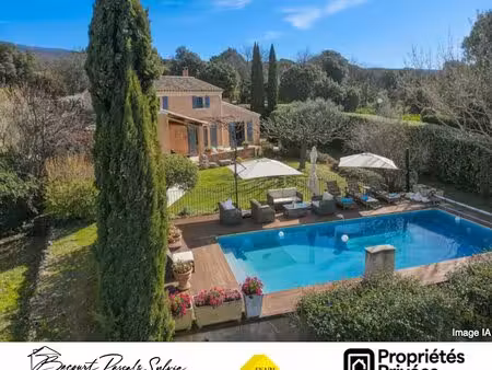 bédoin - maison provençale avec piscine chauffée au pied du mont ventoux