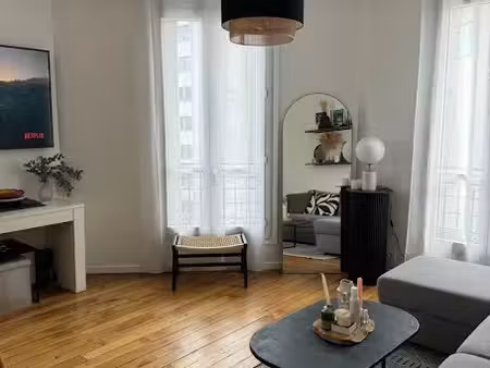 location meublée appartement 2 pièces 46 m² à clichy (92110)  1 590 €