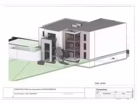 terrain à bâtir + 2 garages