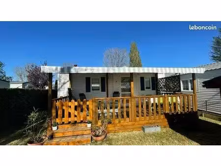 mobil-home 2 chambres – excellente rentabilité – baie de somme