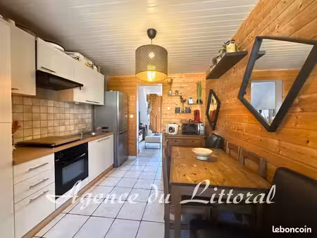 maison 2 chambres avec jardin et garage - proximité centre et plage