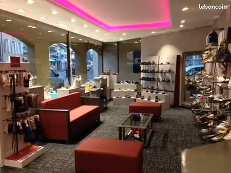 fond de commerce chaussures et accessoires
