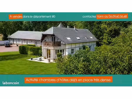 propriété de caractère de 550m² avec grande salle et chambres d'hôtes