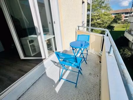 purpan studio meublé 25m + balcon + parking