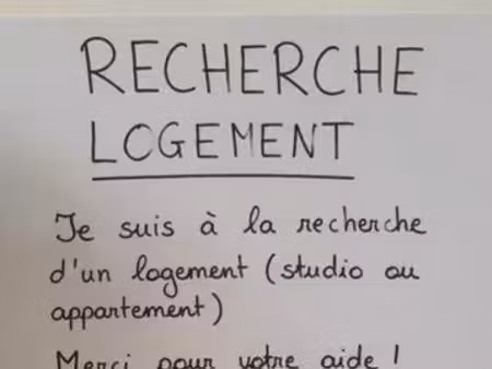 je cherche une maison ou appartement loué