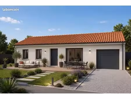maison 80 m² avec terrain à vouille
