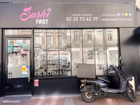 vente fond de commerce - restaurant asiatique/sushi - emplacement n1( le havre)