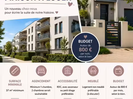 recherche appartement/ maison