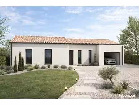 maison de 92.09 m² sur un terrain de 2350 m² à beaumont saint-cyr en vienne (86)