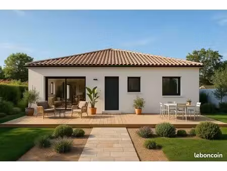 projet de construction d'une maison 82 m² avec terrain à lapalud (84)