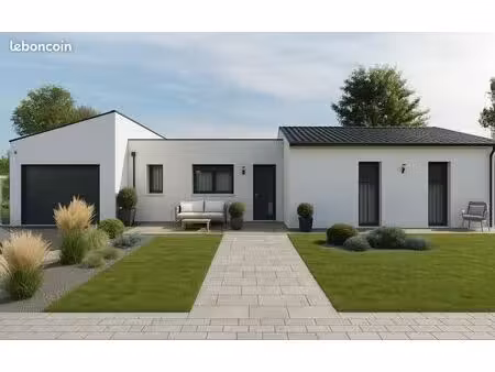 maison de 83.85 m² sur un terrain de 1141 m² à lussac-les-chateaux en vienne (86)