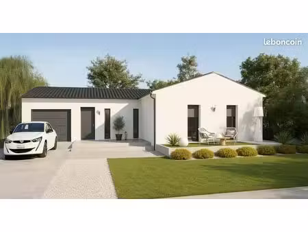 maison de 75.11 m² sur un terrain de 650 m² à nieuil-l'espoir en vienne (86)