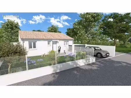 projet de construction d'une maison 100 m² avec terrain à orange (84)