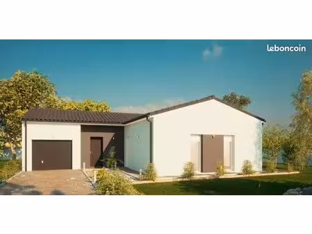 maison de 97.33 m² sur un terrain de 500 m² à montamise en vienne (86)
