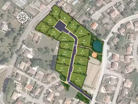 terrain 542 m² isle
