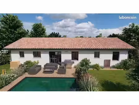 projet de construction d'une maison 104 m² avec terrain à aixe-sur-vienne (87)
