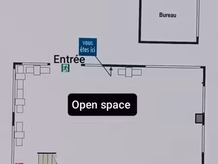 direct propriétaire - local commercial 110m2 à louer