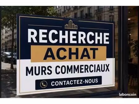 recherche achat murs commerciaux