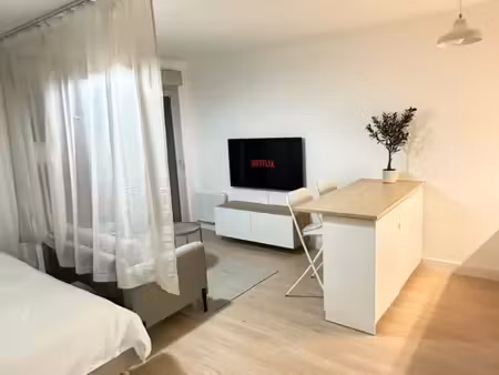 studio refait à neuf 30 m² – balcon vue mont-blanc  2 parkings & piscine – les hauteurs de