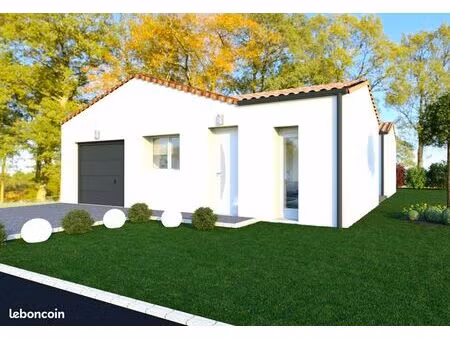 maison 2 chambres sur un terrain de 500 m² à saint-cyr-en-talmondais