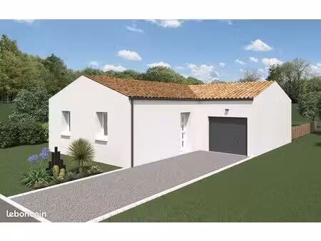 maison 3 chambres sur un terrain de 385 m² à angles