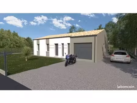 maison de 81.00 m² + un garage de 16.50 m² sur un terrain de 513 m² à chaille-les-marais e