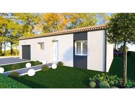 maison 2 chambres sur un terrain de 480 m² à poiroux