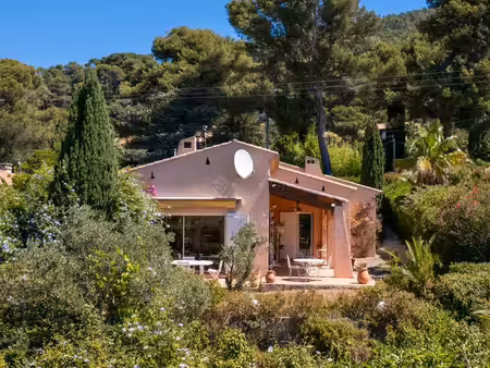 maison provençale plain-pied  vue mer  jardin  garage et annexes