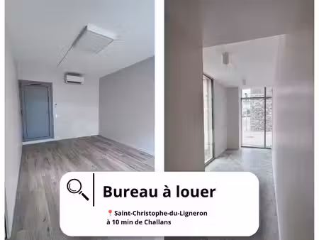 ? bureau / cabinet pmr de 31 m² à louer – centre de saint-christophe-du-ligneron