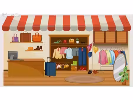à céder – droit au bail – boutique de prêt-à-porter