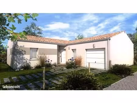 maison 3 chambres sur un terrain de 629 m² à les sables-d'olonne