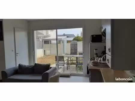 studio meublé avec jardin proche gare