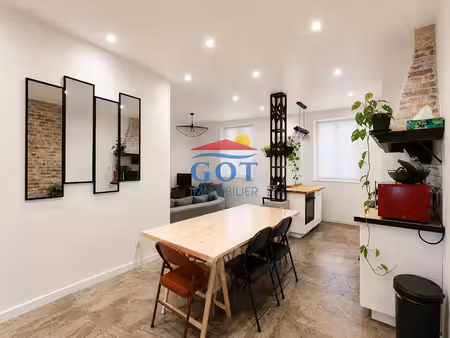 en exclusivité got immobilier - maison de ville r+1 de 101 m² - 4 chambres - cour intérieu